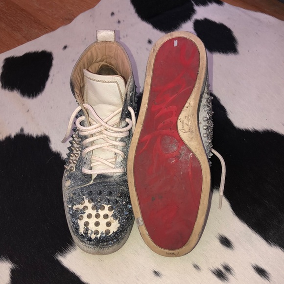 Christian Louboutin Other - Beat Christian Louboutin spiked sneakers, AS IS